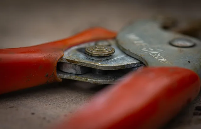 pruning shears, tool, close up, metal, gardening, equipment, gardening tool, gardening equipment. Equipment brands for a florist business, compared