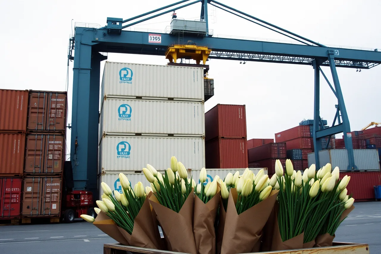 Refrigerated containers and flower boxes unloaded at Halifax port terminal (3 ways Halifax florists absorb port and import costs)